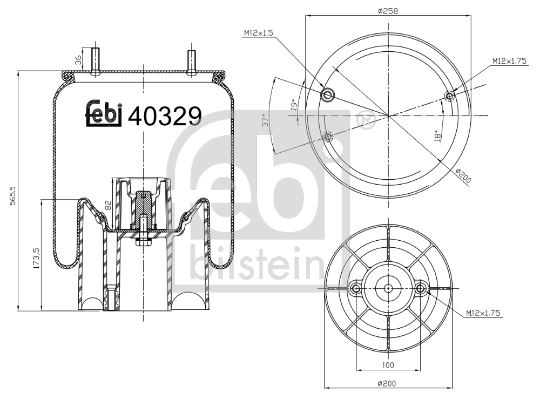 Bellow, air suspension